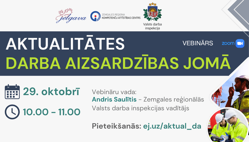 Aktualitātes darba aizsardzības jomā