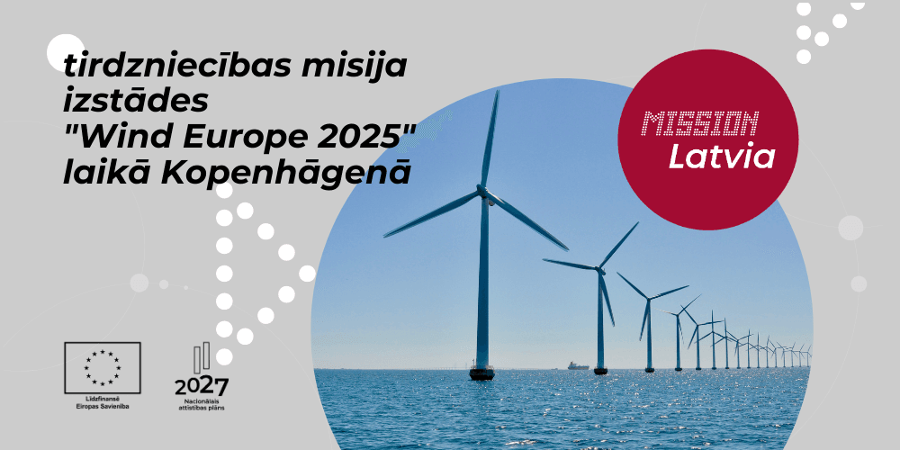 Tirdzniecības misija "Wind Europe" laikā Tirdzniecības misija "Wind Europe" laikā