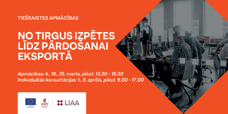 No tirgus izpētes līdz pārdošanai eksportā No tirgus izpētes līdz pārdošanai eksportā