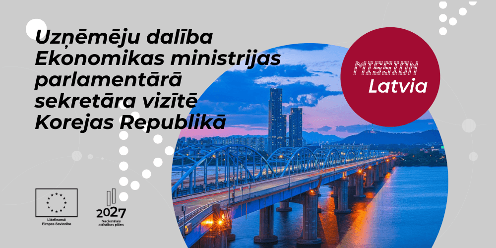 Uzņēmēju dalība vizītē Korejā Uzņēmēju dalība vizītē Korejā