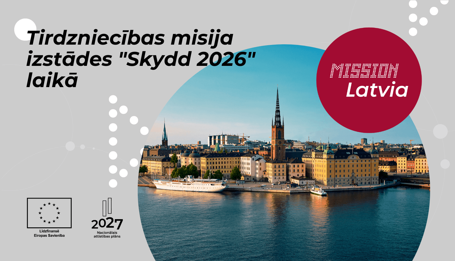 Tirdzniecības misija izstādes "Skydd 2026" laikā