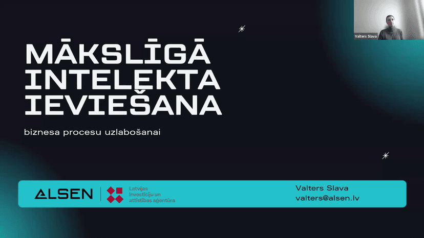 Tiešsaistes semināra ieraksts digitalizācijas projektu īstenotājiem