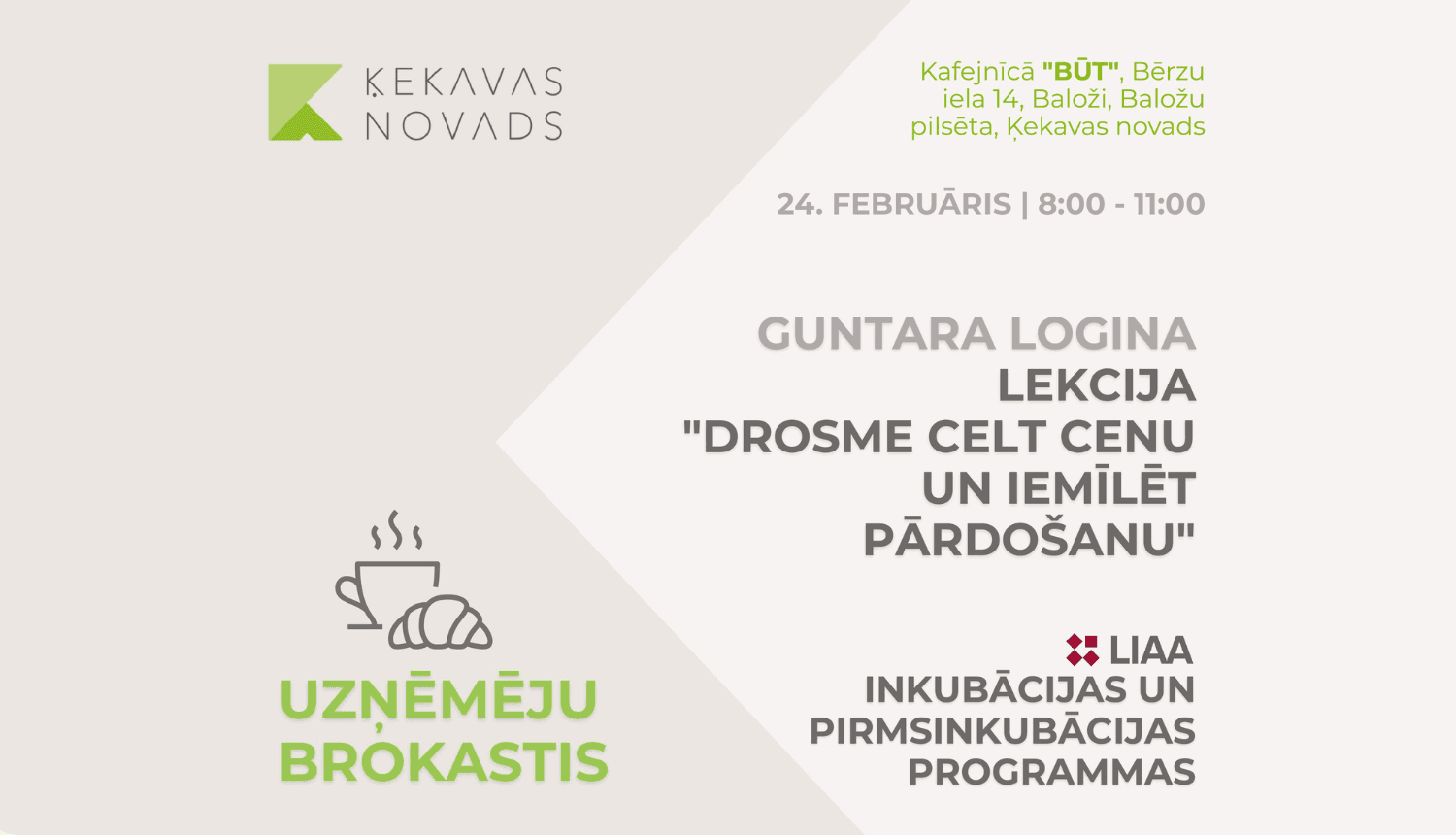 Rīts uzņēmējdarbības iedvesmai – Uzņēmēju brokastis Ķekavā