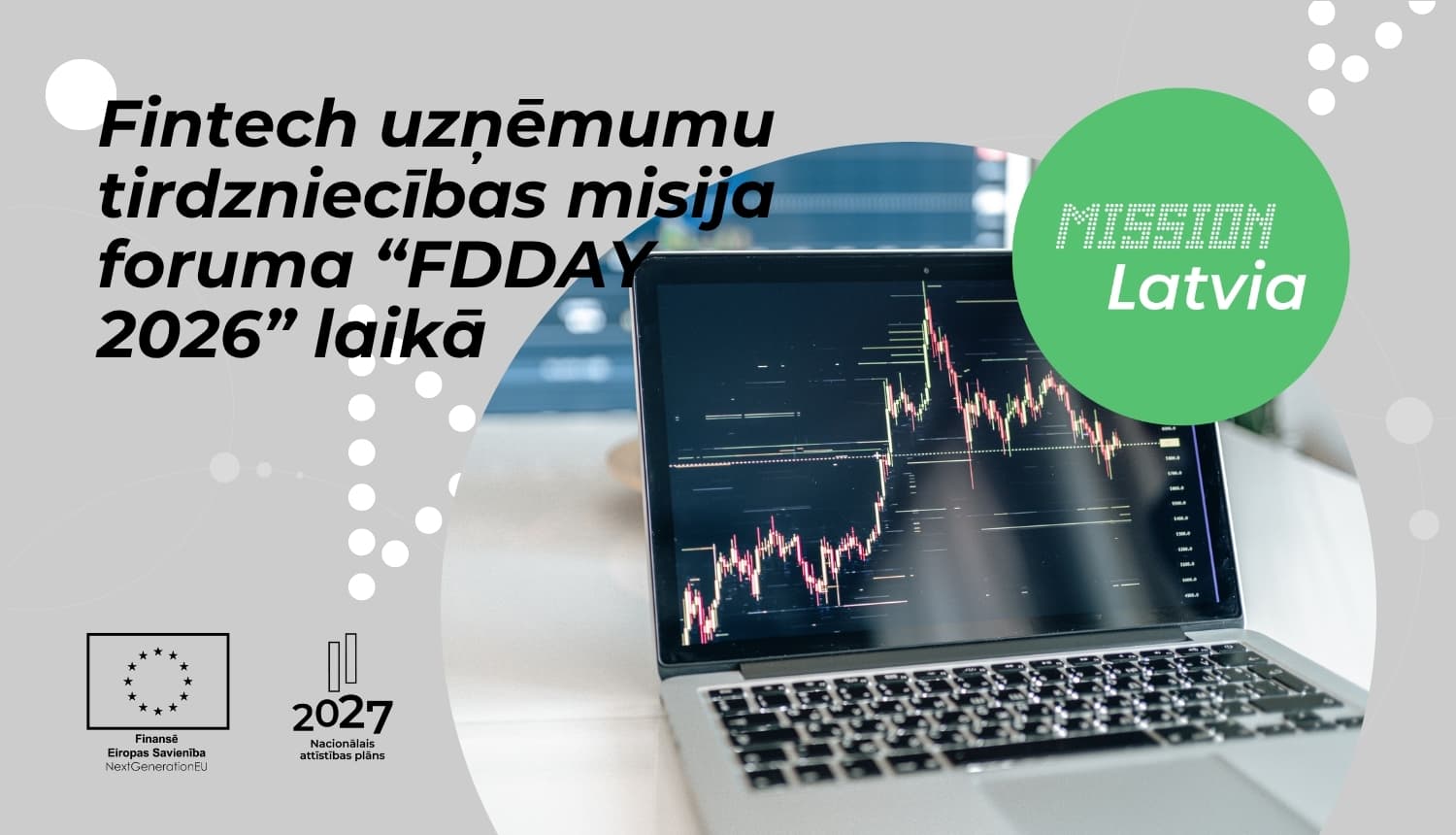 Fintech uzņēmumu tirdzniecības misija foruma "FDDAY 2026" laikā Parīzē, Francijā