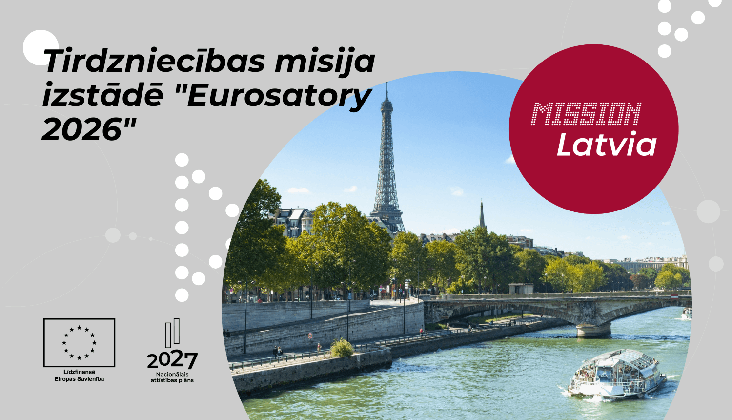 Tirdzniecības misija izstādē "Eurosatory 2026"