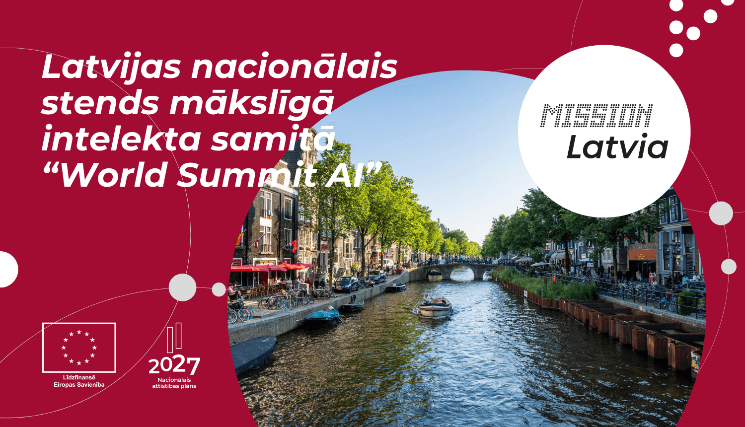 Latvijas nacionālais stends mākslīgā intelekta samitā World Summit AI