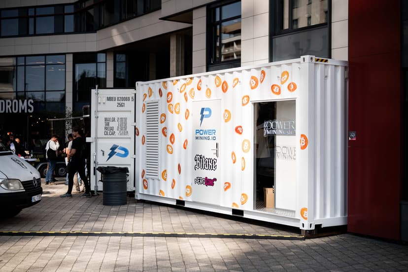 Moduļu mājaa “Bitcoin” ieguves ierīcēm