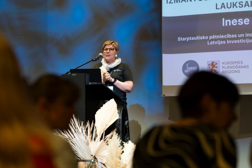 Inese Skapste uz "Jūras Sinerģijas foruma 2026" skatuves
